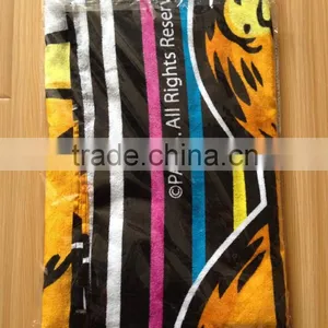 100% Natural Cotton Environmental Cartoon Garfield Print Kids Sports Towel thumbnail-2