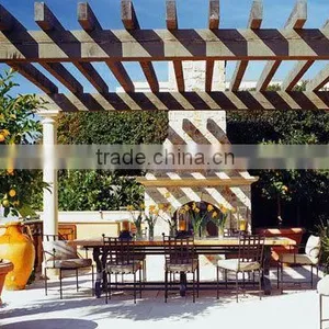 Wood Plastic Composite Pergola/outdoor Garden Decorative Pergola/wpc Pergolas thumbnail-3