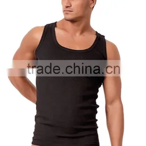Black Vest For Men, Black Underwear thumbnail-1