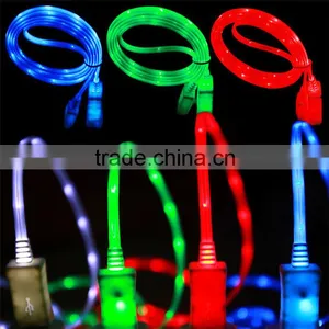 Wholesale LED Mobile Data Cable, TPE USB Charging Cable V8 Android Cable thumbnail-2