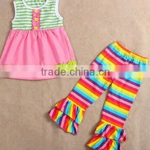 2016 New Arrivle Children Clothing Manufacturers China Baby Cotton Frock Suit Design Images thumbnail-6
