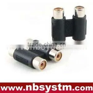 2RCA Jack to 2RCA Jack Adapter AV thumbnail-1