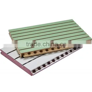 Wood Fiber Material Board Acoustic Groove Panel for Wall Decoration thumbnail-4