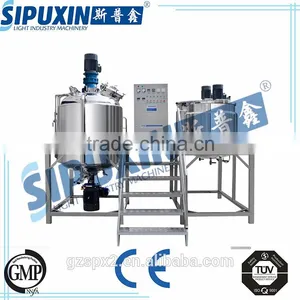 Sipuxin Full Automatic Vacuum Homogenizer Emulsifier Cosmetic Cream Mixing Machine thumbnail-4