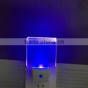 Sensor LED Night Light Lamp 0.5W Blue Led, Clear Panel thumbnail-1