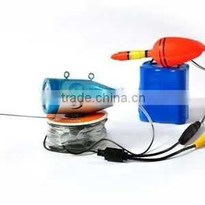 30M(100FT) 1000TVL 12 White Light 7" TFT Color LCD Underwater Fishing Camera Fish Finder Video Camera 30m Cable DVR Recorder thumbnail-2