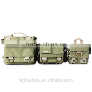Caden Canvas Functional Camera Large Shoulder Bag thumbnail-1