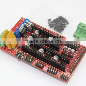 China Supplier Ramps 1.4+Mega 2560 + Heatbed Mk2b+12864 LCD Controller+5Pcs A4988 Driver+6Pcs Endstops+Fan For 3D Printer thumbnail-4