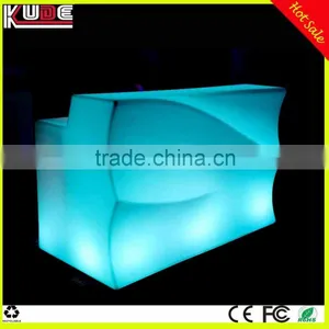 Illuminated Led Bar Furniture/multicolor Change Led Bar Table/led Round Bar Counter thumbnail-1