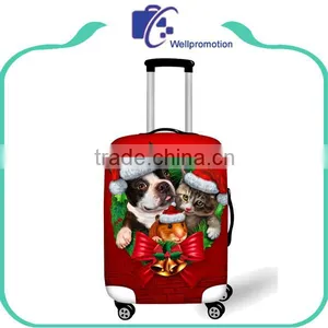 Custom Printing Elastic Spandex Protective Suitcase Luggage Cover thumbnail-3