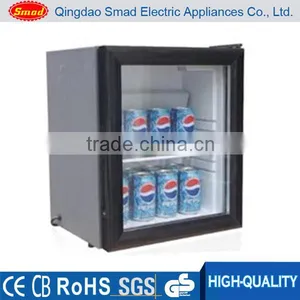 Noiseless Portable Table Top Glass Door Small Showcase Refrigerator thumbnail-4