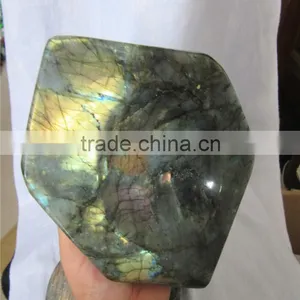 Wholesale Large Labradorite Crystal Ashtray for Sale thumbnail-1