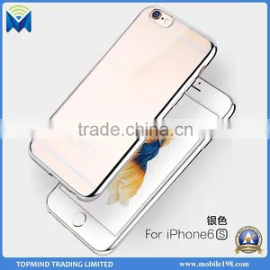 High Quality Transparent Electroplate TPU Back Case for IPhone 6plus 6s Plus 5.5inch thumbnail-1