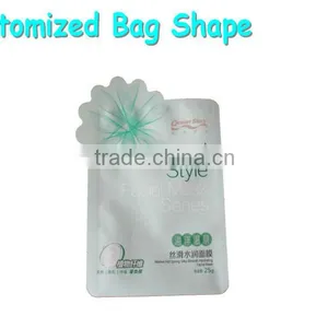 Customized Matt Film Special Shape Cosmetic Bags Pack Silk Water Embellish the Mask thumbnail-1