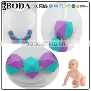 Baby Teether Necklace Baby Can Chew Silicone Necklace thumbnail-6