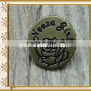 Factory Wholesale Metal Buttons in Rose Gold for Garment thumbnail-1