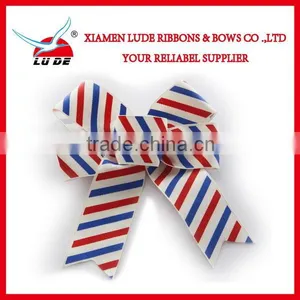 Gift Packing Use Printed Ribbon Bows With Elastic Loop thumbnail-5