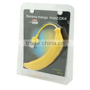 Banana Shaped Cute USB 2.0 Hub With 4 Ports thumbnail-6