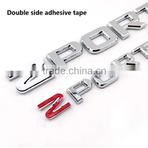 Custom 3d Car Sticker Self-adhesive Chrome Letters thumbnail-4