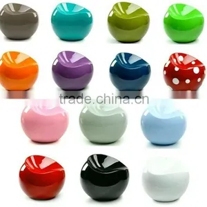 ABS Plastic or Fiberglass Outdoor Garden Finn Stone Ball Chair thumbnail-4