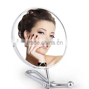High Quality Makeup Mirror With Handle / Folding Comestic Mirror / Princess Mirror thumbnail-2