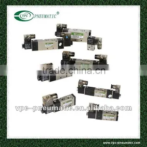 4V Series Pneumatic Directional 3 Position 5 Port Single Control Solenoid Valve thumbnail-1