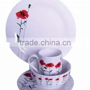 16pcs Dinner Set in Fine Porcelain With Imprinting thumbnail-1