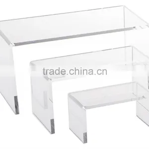 Custom Countertop Black Acrylic Riser / Acrylic Riser Stand thumbnail-1