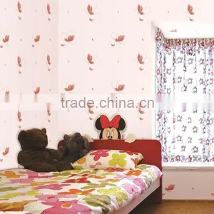 New Design Non-woven Modern Wallpaper Pink Color thumbnail-1