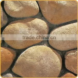 China Factory Artificial Cobble Landscaping Stone for Wall Decoration thumbnail-1