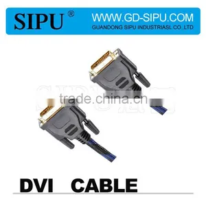 SIPU High Quality DVI Cable 24+1 Hot Sale Around the World Computer Cable thumbnail-1