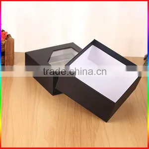 Custom Made Hard Gift Box,hard Cardboard Gift Box,hard Paper Gift Box With Clear Window thumbnail-3