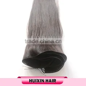 100% Mongolian Hair Human Hair Weaving, Top Quality Hand Tied Weft thumbnail-4