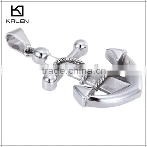 Top Sale 2015 Popular Anchor Design Custom Stainless Steel Pendant thumbnail-2