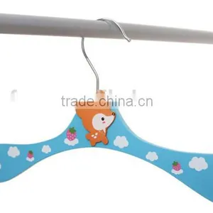 Popular Model FR Wooden Hanger Cartoon Children thumbnail-1