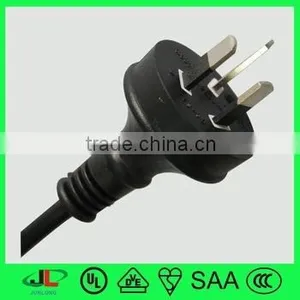 Australia Cotton Coverd Power Cord, Copper Power Cord for Electric Grill, SAA Extension Cord thumbnail-4