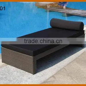 Patio Rattan Lounge Daybed Poolside thumbnail-1