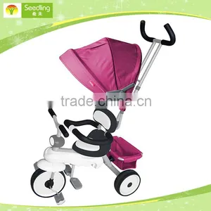 Baby Stroller Tricycle With Safety Belt, Steel Frame Wholesale Baby Tricycle New Models thumbnail-2