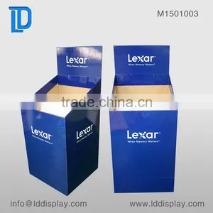 Custom Cardboard Dum Bin Display & Paper Dum Bin Display Stands thumbnail-3