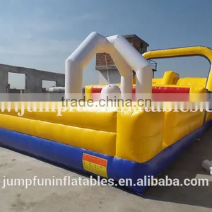 Adults Wrecking Ball in Large Inflatable Obstacle Course Commercial PVC Sports Arena thumbnail-5