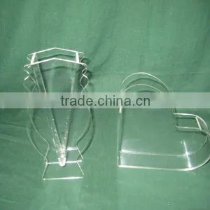 Acrylic Heart Shape Vase thumbnail-1