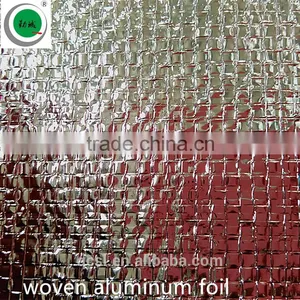 Woven Cloth Radiant Barrier Foil Insulation Fire Resistant Foil Material Woven Fabric Epe Foam Roll thumbnail-3