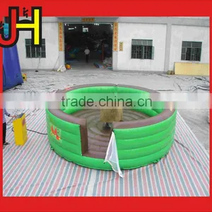 2016 Top Quality Crazy Bullfighting Mechanical Bull Riding With Inflatable Mattress For Sale thumbnail-3