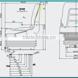 Mechanical Suspension Mining Equipment Seat(YS3) thumbnail-4