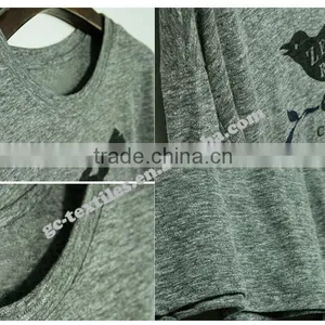 Girl's Manlange Grey Printed Long Sleeve T-shirts thumbnail-3