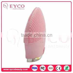 EYCO BEAUTY Rechargeable Sonic Natural Silicone Electric Facial Cleansing Brush thumbnail-4