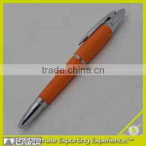 Promotional Metal Leather Pen, Gift Rubber Pen, Embossed Gift Logo Pen thumbnail-1