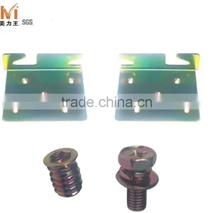 Furniture Bed Connecting Fittings Metal Bed Rail Connector Brackets thumbnail-1