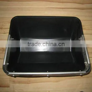 Plastic Trough With Stainless Steel Rim thumbnail-1