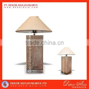 Reclaimed Wood Lamp Shade thumbnail-1